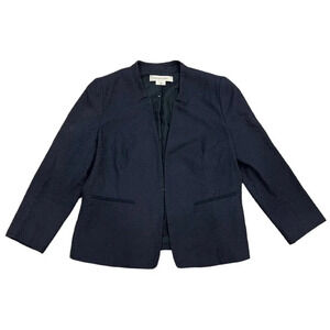 Gerard Darel Navy Textured Blazer 8